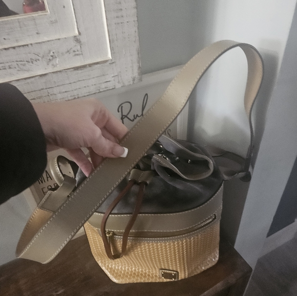 Dooney & Bourke Beacon Drawstring Bucket Bag - Picture 3 of 10